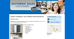 Desktop Screenshot of matthewsalesinc.com